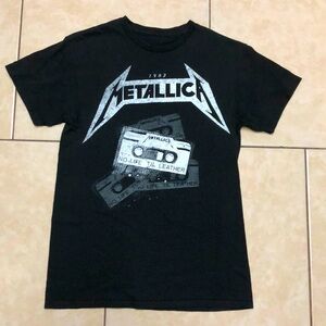 Metallica Black Tee Shirt, Size S